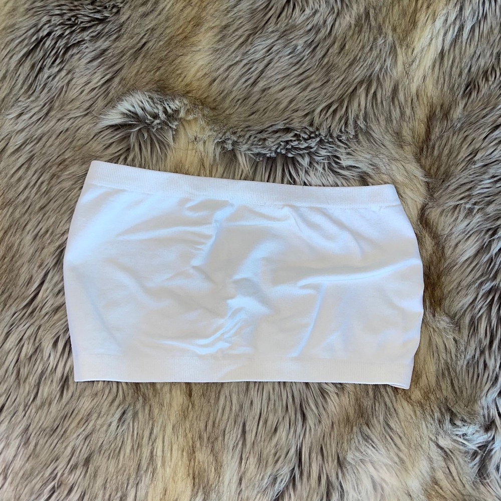 Sorella White Stretchy Bandeau